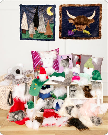 White Gorilla - Extra Long Pile Fun Fur - 9x12"