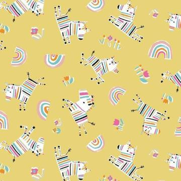 Giraffe Rainbow Friends - Dashwood Studio Cotton (RBOW1792)