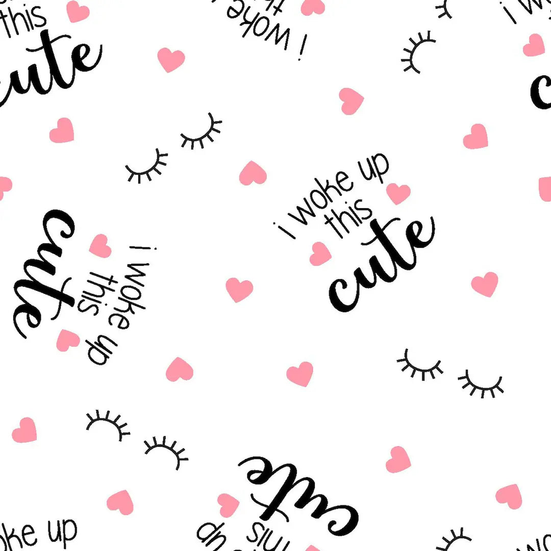 Woke Up This Cute - Springs Creative Flannel