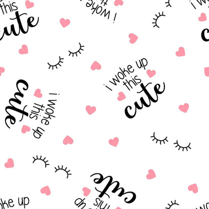 Woke Up This Cute - Springs Creative Flannel