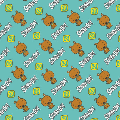 Scooby Doo Teal Dog Tag - Camelot Cotton