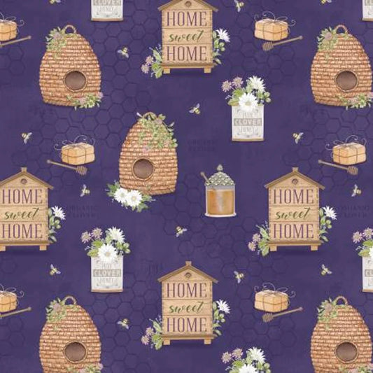 CLEARANCE The Art Of Beekeeping - Wilmington Prints Cotton