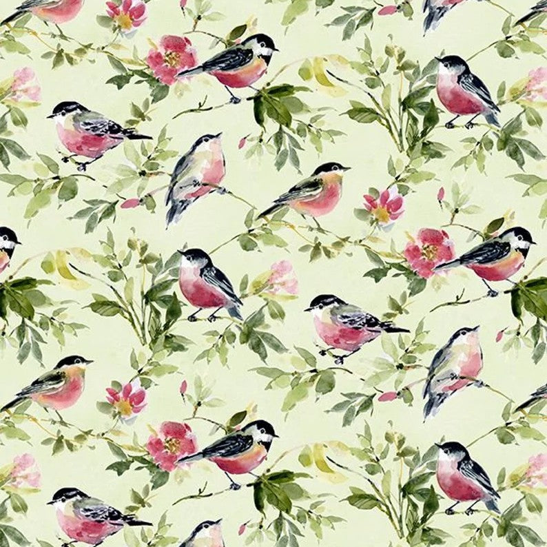 Among the Branches Birds - Wilmington Prints Cotton