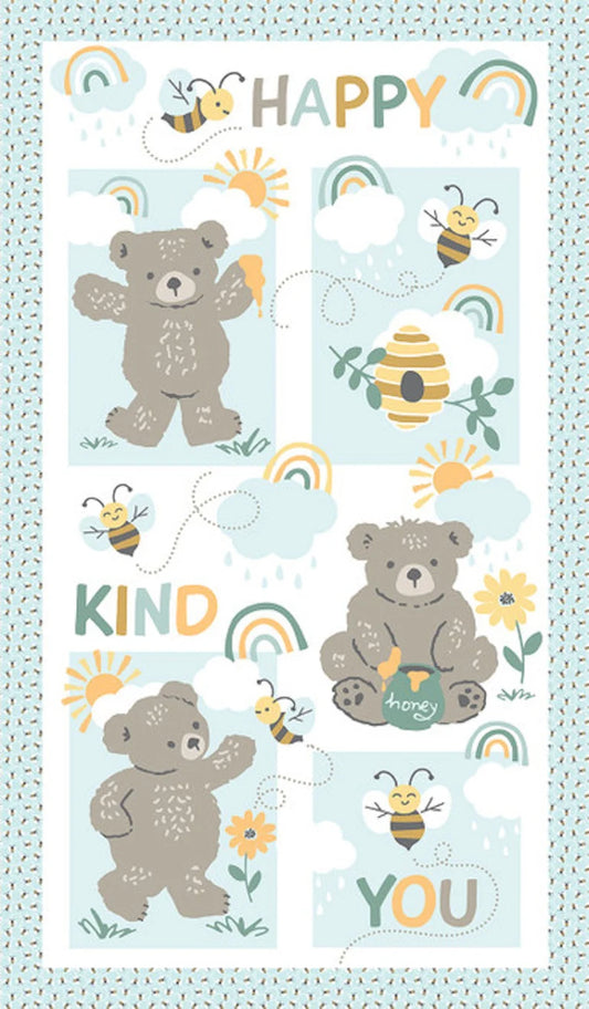 CLEARANCE Hello Honey Panel - Studio E Cotton