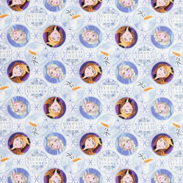 Frozen Elsa, Anna, & Olaf - Springs Creative Cotton