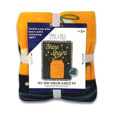 Shine Bright No Sew Fleece Throw Kit