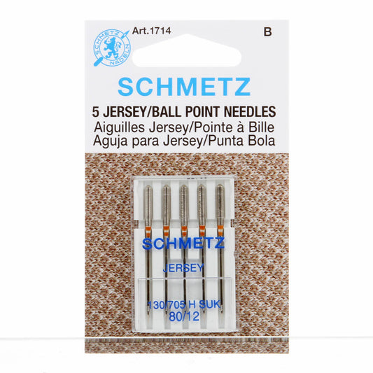 Schmetz Ball Point Machine Needles 12/80 (5 pack)