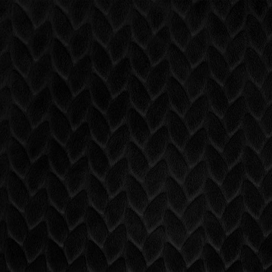 Black Avery - Shannon Fabrics Cuddle Minky