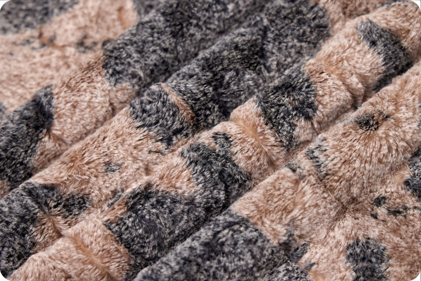 Mocha Baby Calf Luxe - Shannon Fabrics Minky ( LCBABYCALFMOCHA)