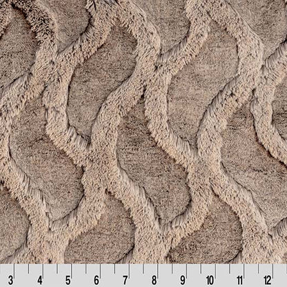 Bunny Bailey Chocolate Almond - Shannon Fabrics Cuddle Minky