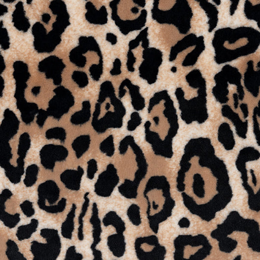 Tan Bunny Jungle Cat - Shannon Fabrics Cuddle Minky
