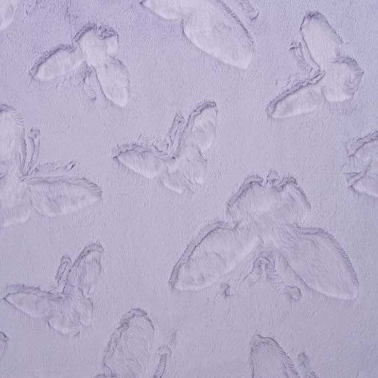 Twinkle Butterfly Embossed Luxe - Shannon Fabrics Cuddle Minky