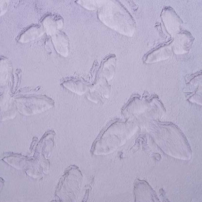 Twinkle Butterfly Embossed Luxe - Shannon Fabrics Cuddle Minky