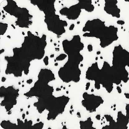 Luxe Cow Snow - Shannon Fabrics Cuddle Minky