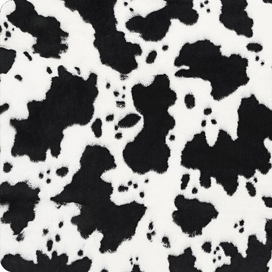 Luxe Cow Snow - Shannon Fabrics Cuddle Minky