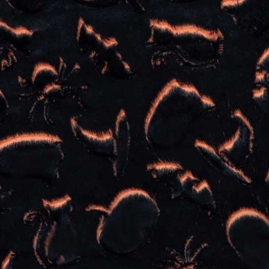 Molten Frosted Spooky Luxe - Shannon Fabrics Cuddle Minky (lcfspookylemolten)
