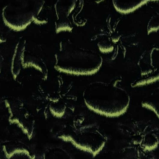 Slime Frosted Spooky Luxe - Shannon Fabrics Cuddle Minky (lcfspookyleslime)