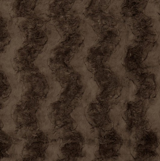 Chocolate Glacier - Shannon Fabrics Cuddle Minky (LCGLACIERCHOCOLATE)