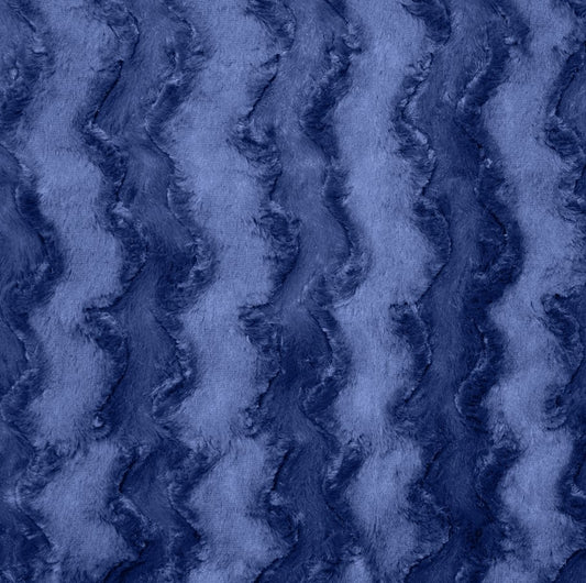 Navy Glacier - Shannon Fabrics Cuddle Minky (LCGLACIERNAVY)