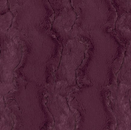 Plumwine Glacier - Shannon Fabrics Cuddle Minky (LCGLACIERPLUMWINE)