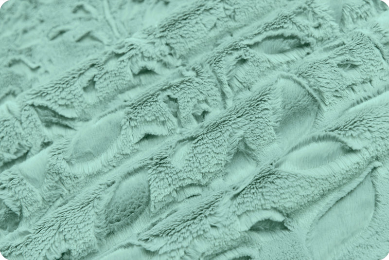 Juniper Poppy Embossed Luxe - Shannon Fabrics Cuddle Minky
