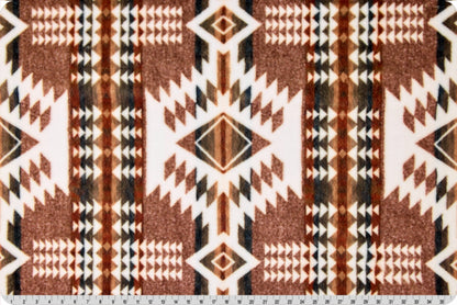 CLEARANCE Luxe Woodland Outwest Multi - Shannon Fabrics Cuddle Minky