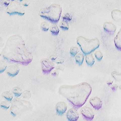 Mermaid Prism Paws Luxe - Shannon Fabrics Cuddle Minky