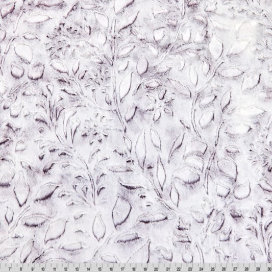 Berrylicious Prism Poppy Embossed Luxe - Shannon Fabrics Cuddle Minky