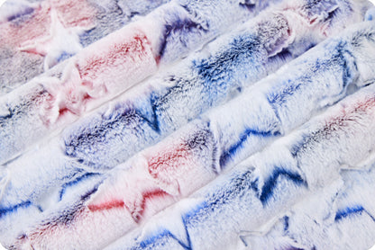 Spangled Prism Stars Luxe - Shannon Fabrics Cuddle Minky