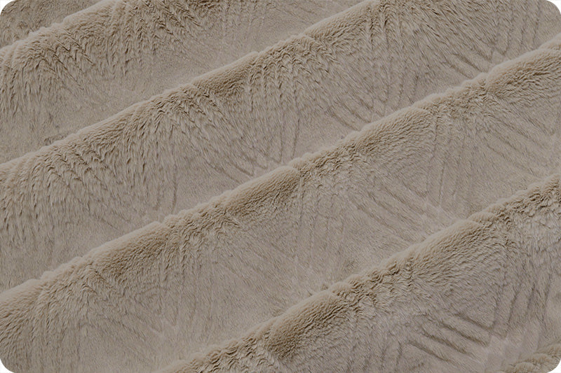 Simply Taupe Quinn - Shannon Fabrics Cuddle Minky