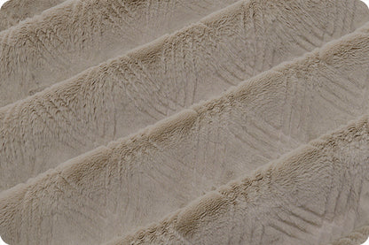 Simply Taupe Quinn - Shannon Fabrics Cuddle Minky