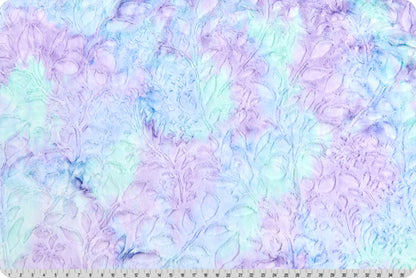 Poppy Sorbet Pixie Embossed Luxe - Shannon Fabrics Cuddle Minky