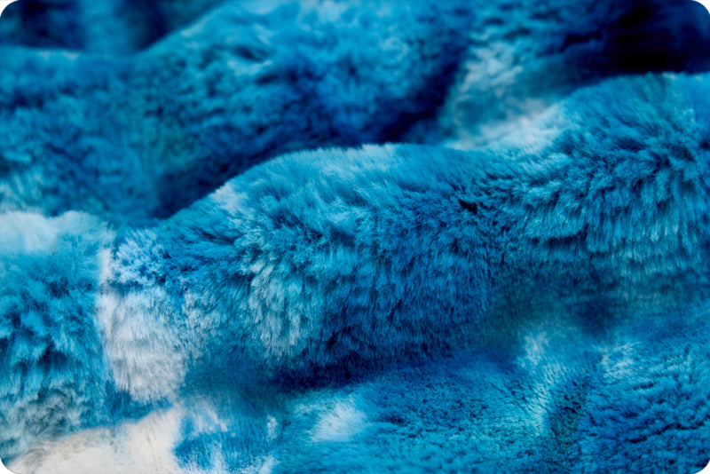 Dark Sea Powderpuff Sorbet - Shannon Fabrics Cuddle Minky (lcspowderpuffdarksea)