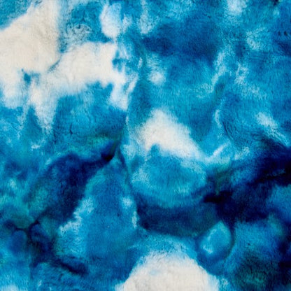 Dark Sea Powderpuff Sorbet - Shannon Fabrics Cuddle Minky (lcspowderpuffdarksea)