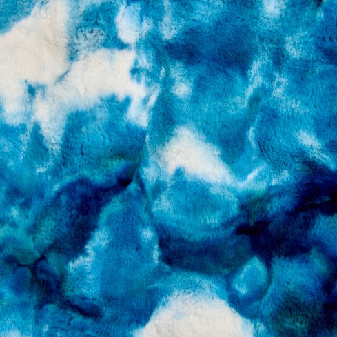 Dark Sea Powderpuff Sorbet - Shannon Fabrics Cuddle Minky (lcspowderpuffdarksea)