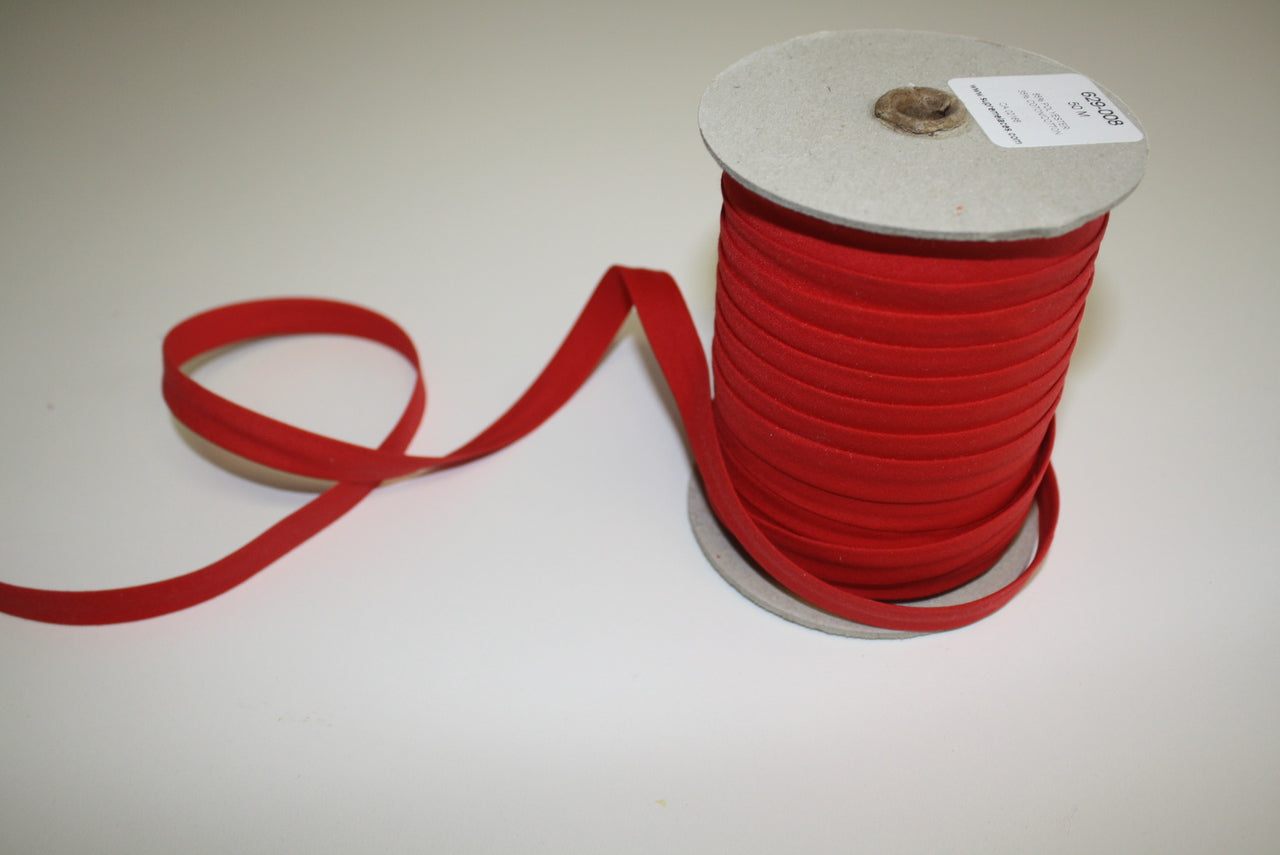 Red Double fold Bias Tape