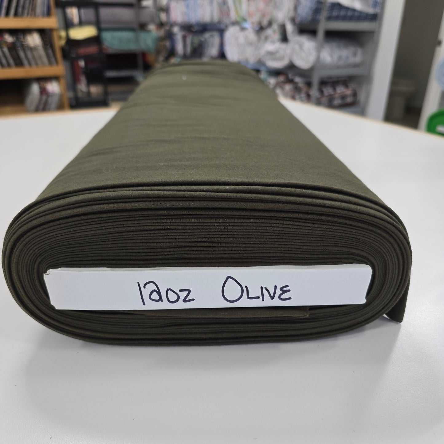 CLEARANCE Olive 12oz Knit