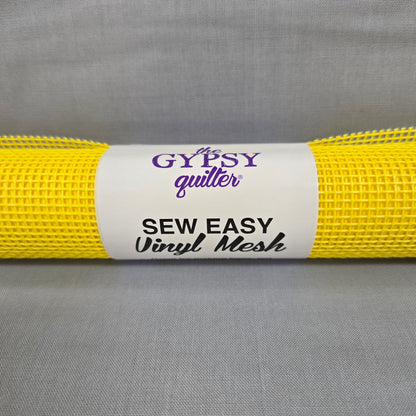 Yellow - Sew Easy Vinyl Mesh - 18in X 36in