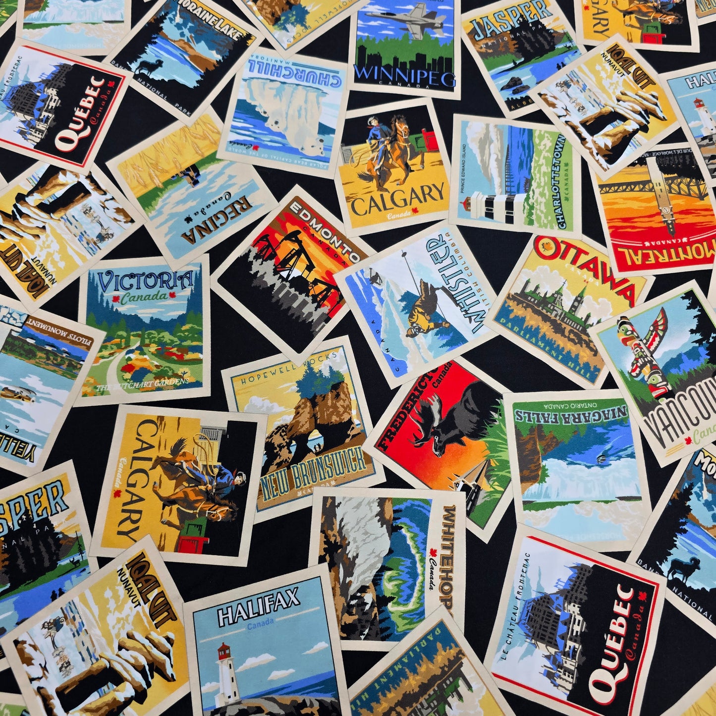 Vintage Postcards - Proudly Canadian - Red Pine Cotton