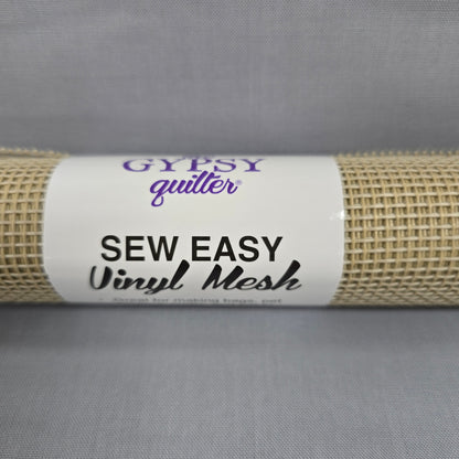 Tan - Sew Easy Vinyl Mesh - 18in X 36in