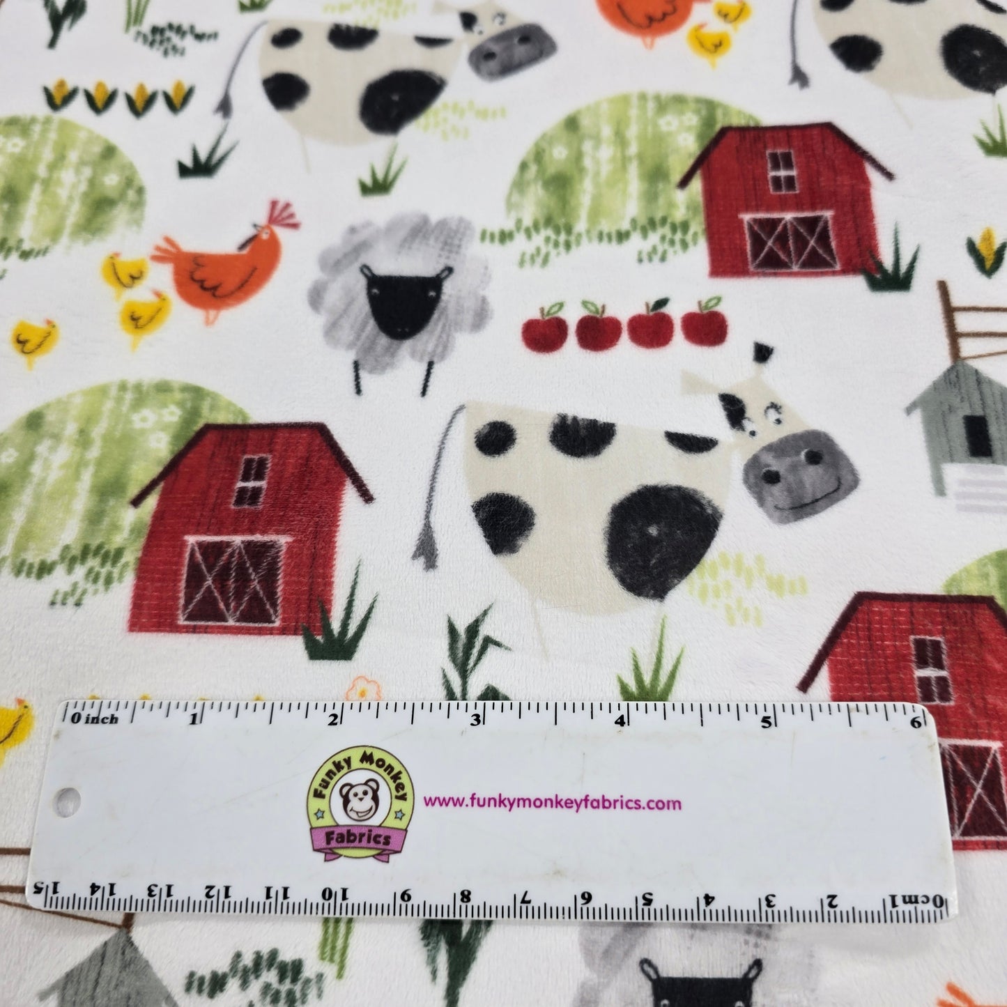 Farm Fresh Multi - Shannon Fabrics Cuddle Minky