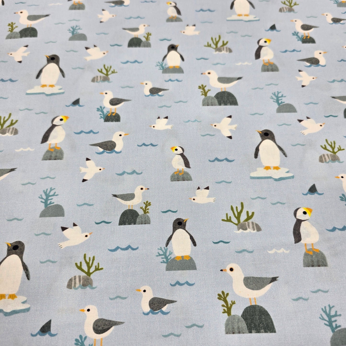 Just Wing It on Aqua - Beyond the Sea - Dear Stella Cotton