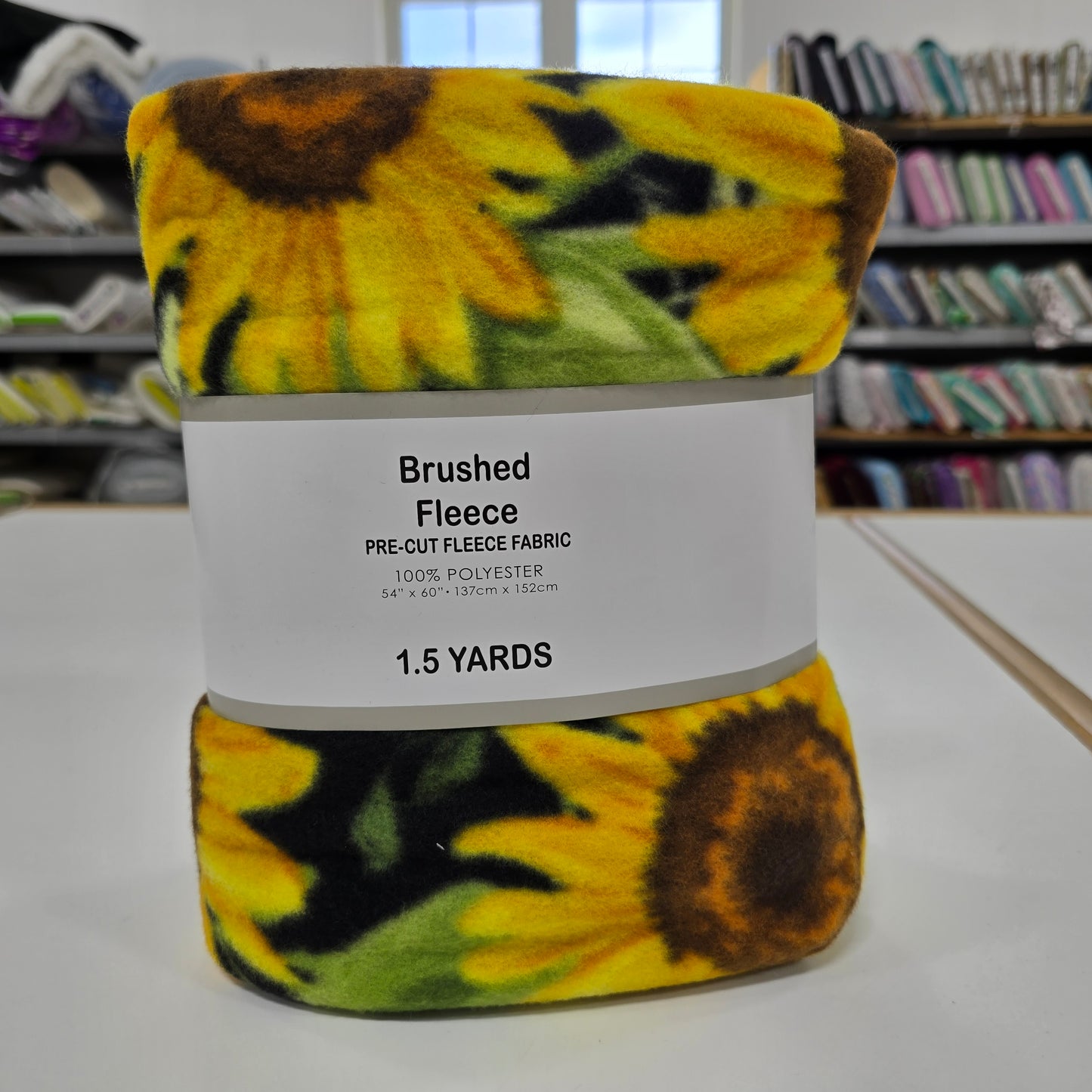Sunflower Bouquet 1.5 yard cut - David Textiles Fleece