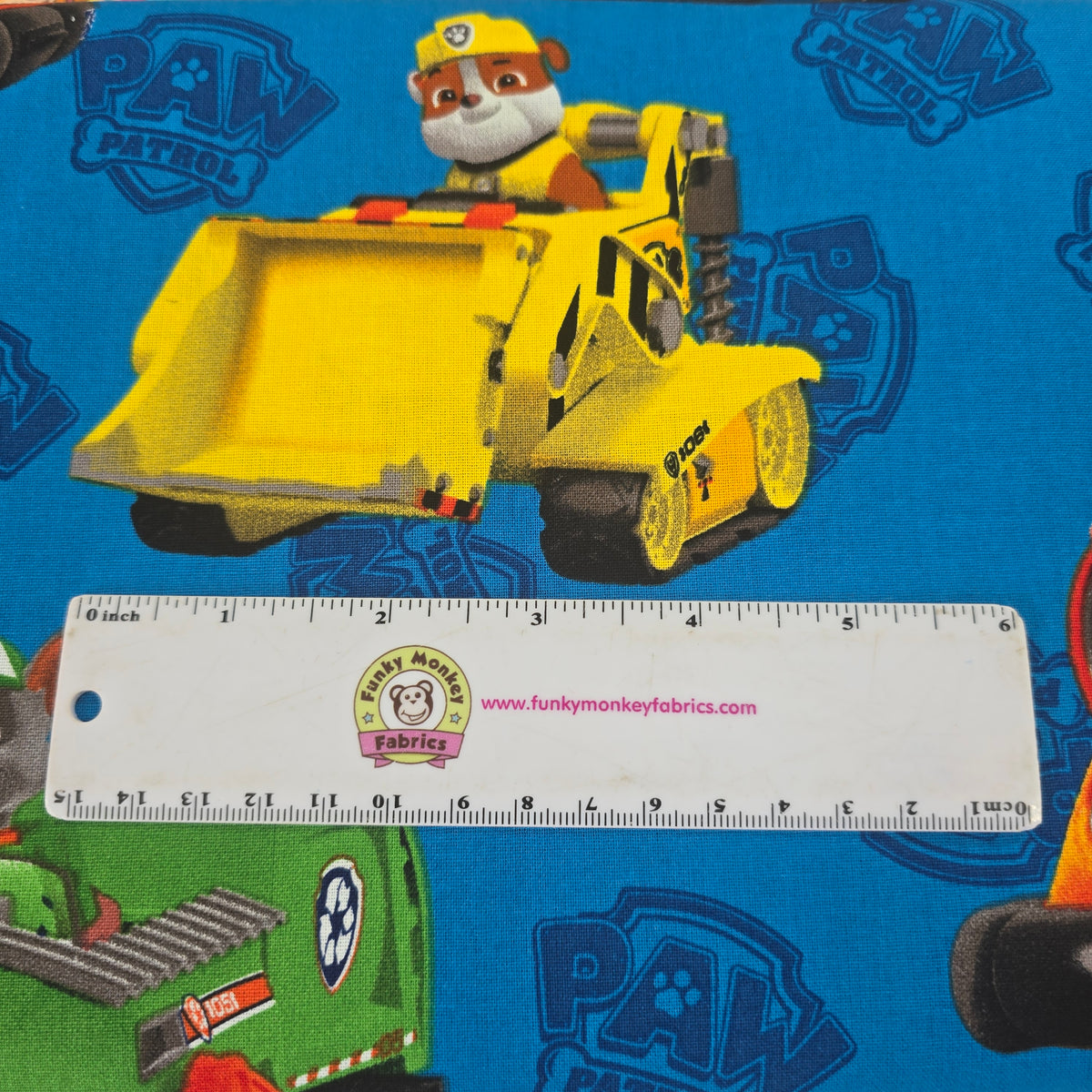 Rescue Cars Blue Paw Patrol - David Textiles Cotto
