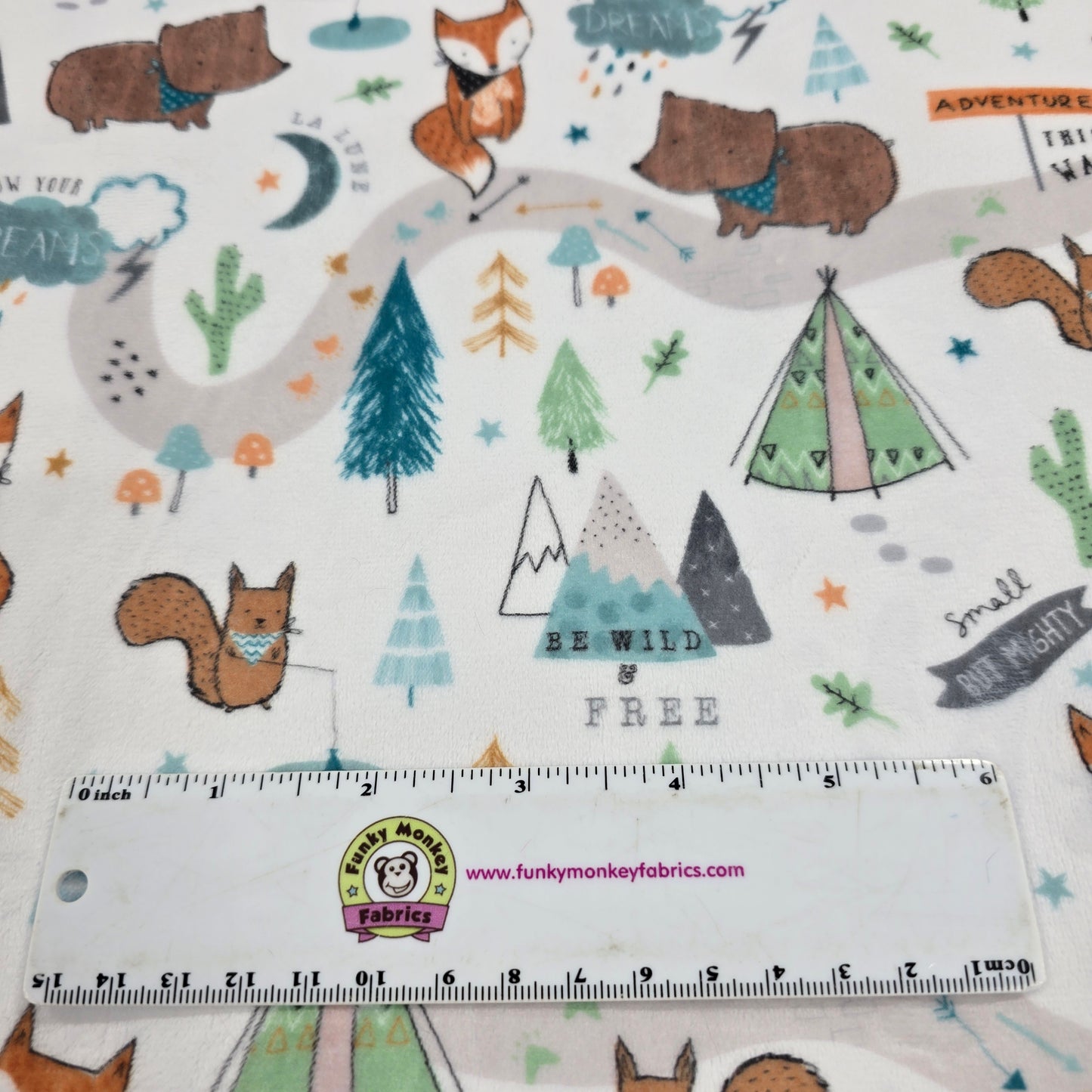 Adventure Time Multi - Shannon Fabrics Cuddle Minky