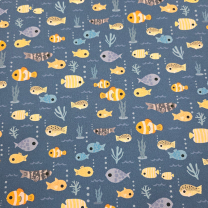 Any-Fin is Possible on Marlin Blue - Beyond the Sea - Dear Stella Cotton