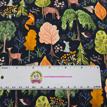 Midnight Floral Forest - Dear Stella Cotton