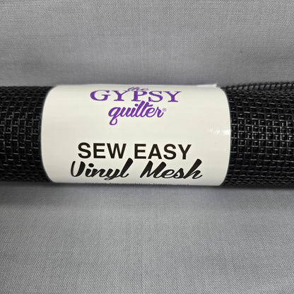 Black - Sew Easy Vinyl Mesh - 18in X 36in