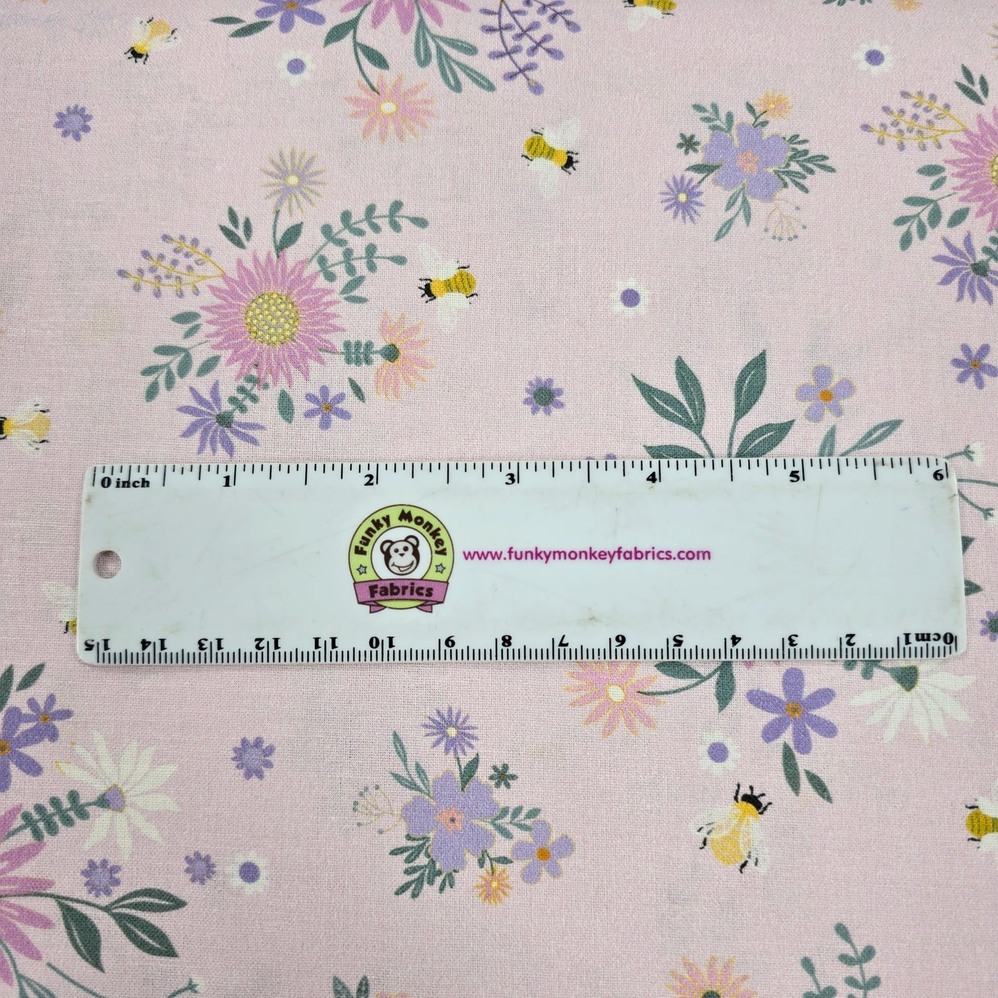 Pollinator Friendly on Pink - To Bee or Not to Bee - Dear Stella Cotton