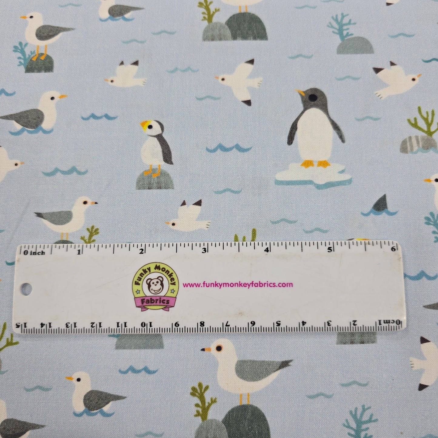 Just Wing It on Aqua - Beyond the Sea - Dear Stella Cotton